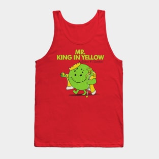 King In Yellow -transparent BG Tank Top